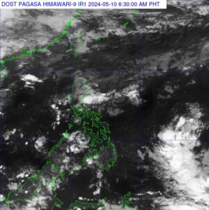 Philippine Atmospheric, Geophysical and Astronomical Services Administration says generally fair weather will prevail in most parts of the country on Friday due to easterlies. Batanes and Cagayan will have overcast skies with scattered rain showers and thunderstorms brought by a frontal system, it added. (Photo courtesy of Pagasa)