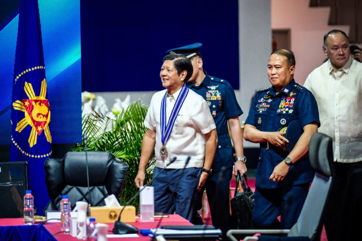 Bongbong Marcos leads command conference at PAF amid destab rumor