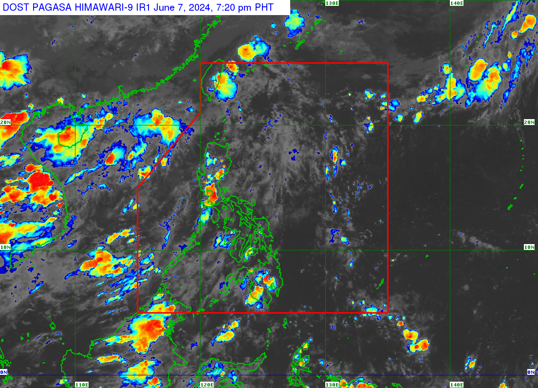 The habagat will continue to bring rain over the western parts of the country on Saturday, June 8, says Pagasa. 