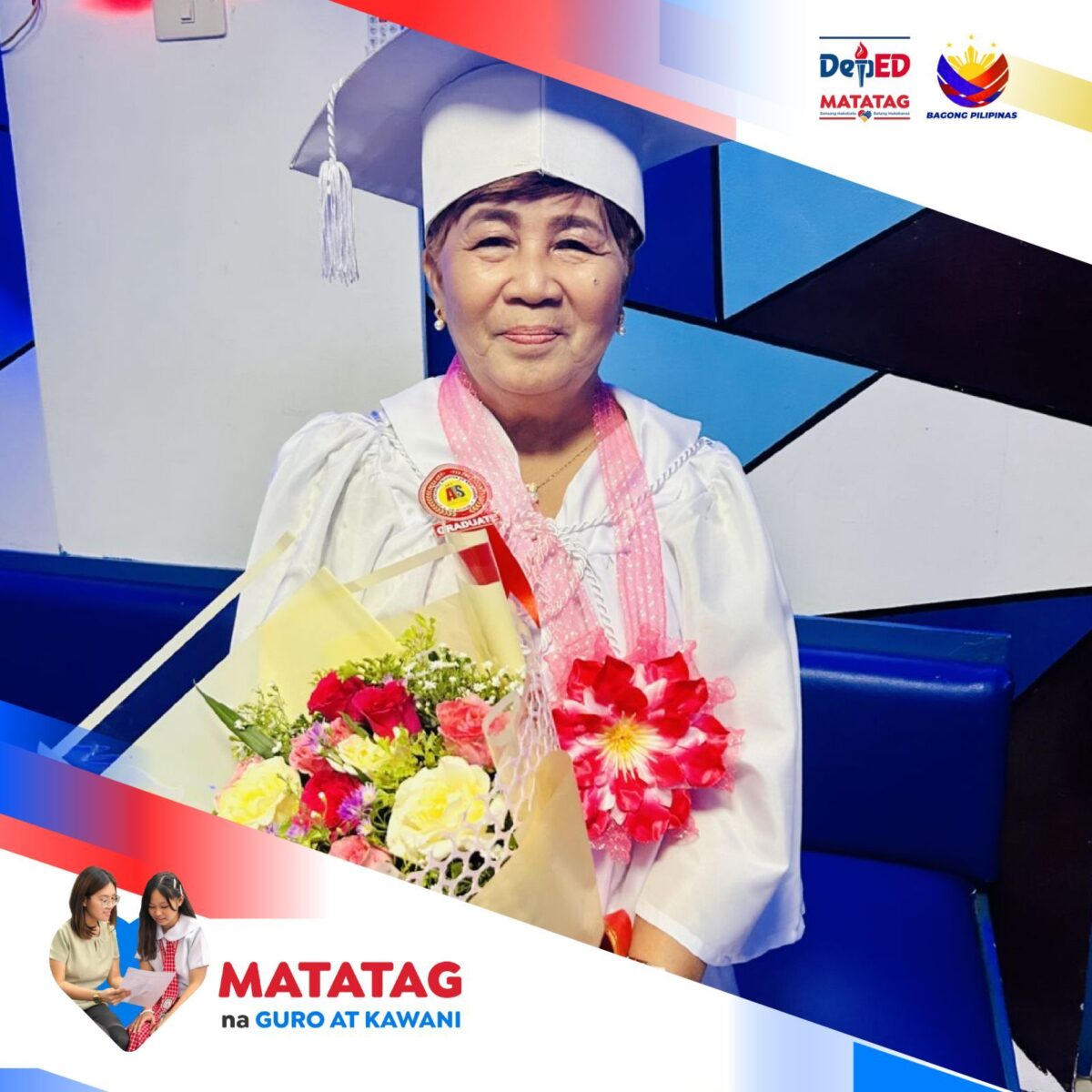 Senior citizen in South Cotabato graduates from junior high school