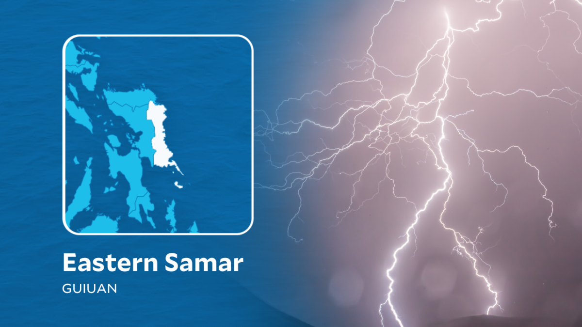 Worker dead, 7 others hurt when lightning hit them in Eastern Samar