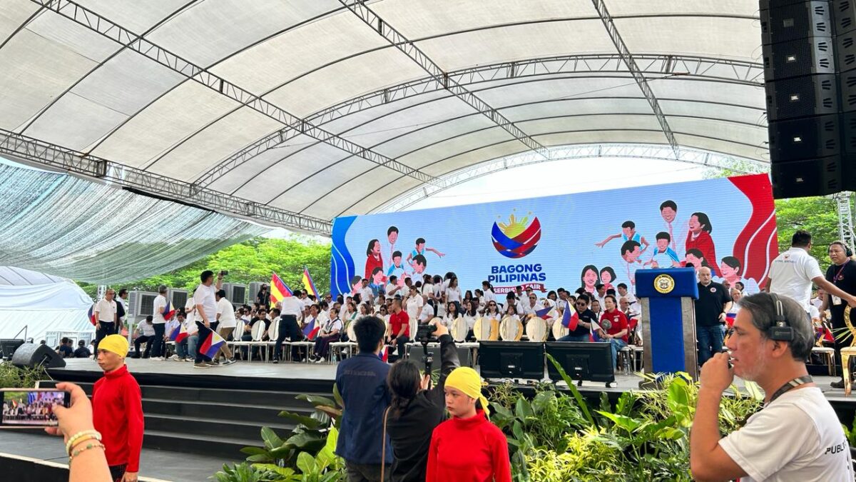 Members of the House of Representatives attend the Bagong Pilipinas Serbisyo Fair in Tagum City, Davao del Norte, on Friday, June 7, 2024. According to the Office of Speaker Martin Romualdez, P913 million worth of government services, cash, and in-kind assistance have been set aside for 250,000 beneficiaries of the province. | PHOTO: Gabriel P. Lalu/ INQUIRER.net