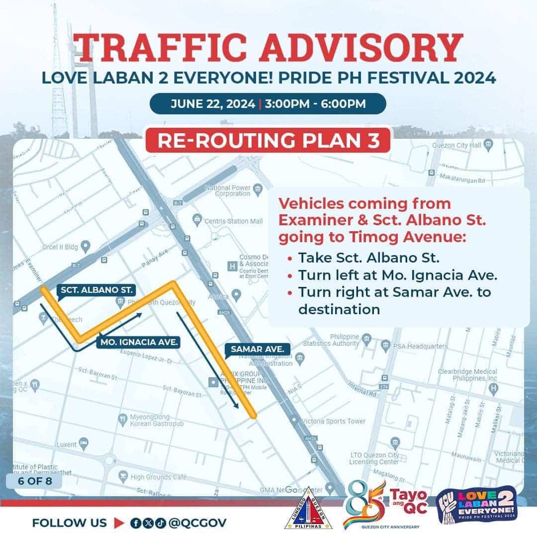 Pride March: Traffic jam likely around QC Circle on June 2022