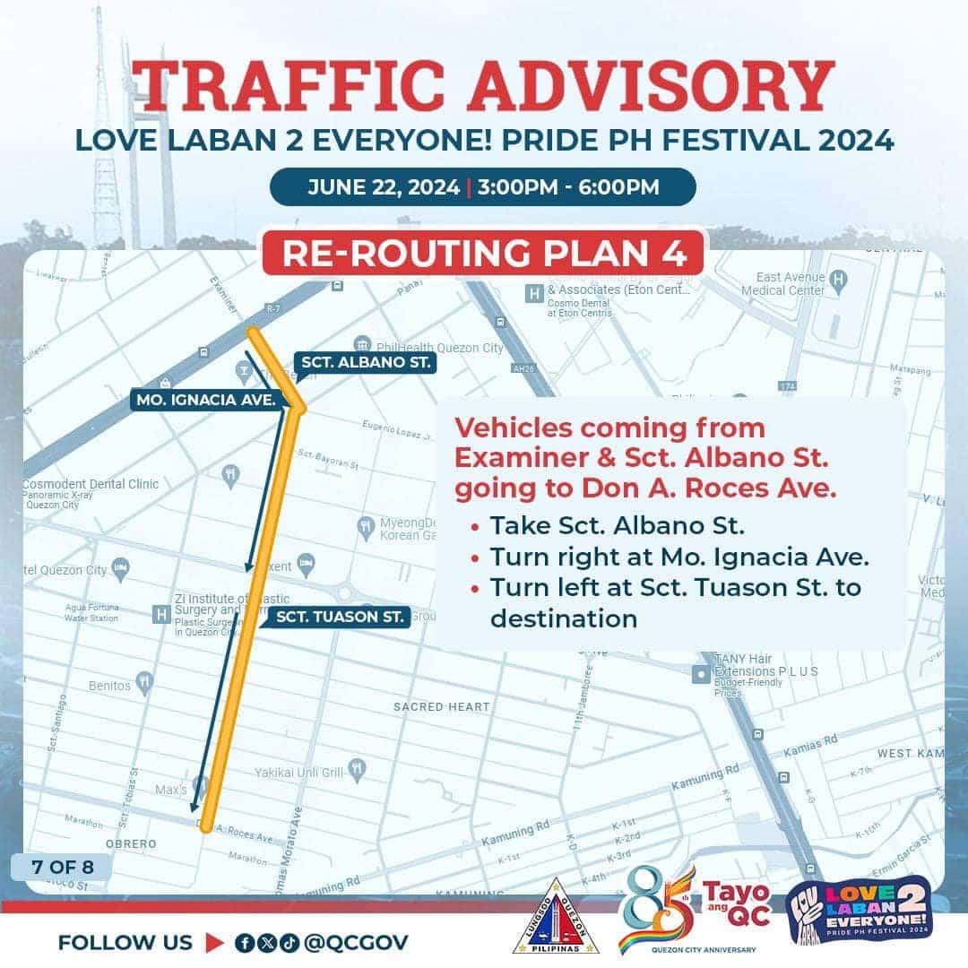 Pride March: Traffic jam likely around QC Circle on June 2022