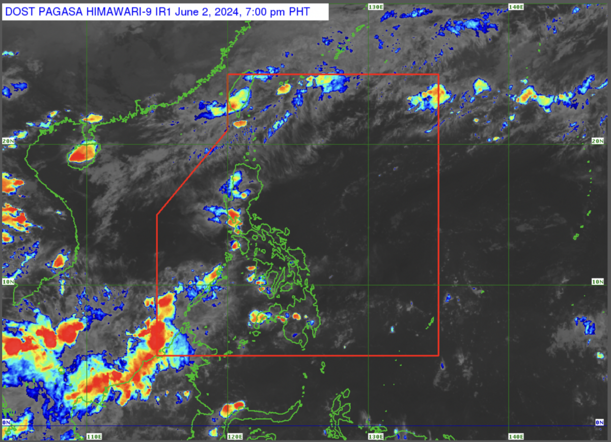 Easterlies will affect the eastern part of southern Luzon, Visayas, and Mindanao, while the frontal system will prevail over Batanes and Babuyan Islands. (Photo courtesy of Pagasa)