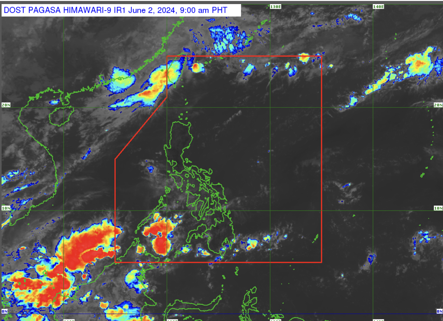 Hot and humid weather will prevail in Luzon, while the rest of the country will have partly cloudy to cloudy skies on Sunday due to easterlies, according to the Philippine Atmospheric, Geophysical and Astronomical Services Administration (Pagasa).  