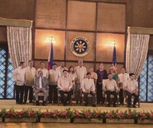 President Ferdinand Marcos Jr. with winners of the "Walang Gutom Awards" in Malacañang on Wednesday, June 26. | Photo from MPC Pool 