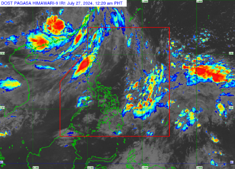 Pagasa: LPA Spotted East Of Mindanao