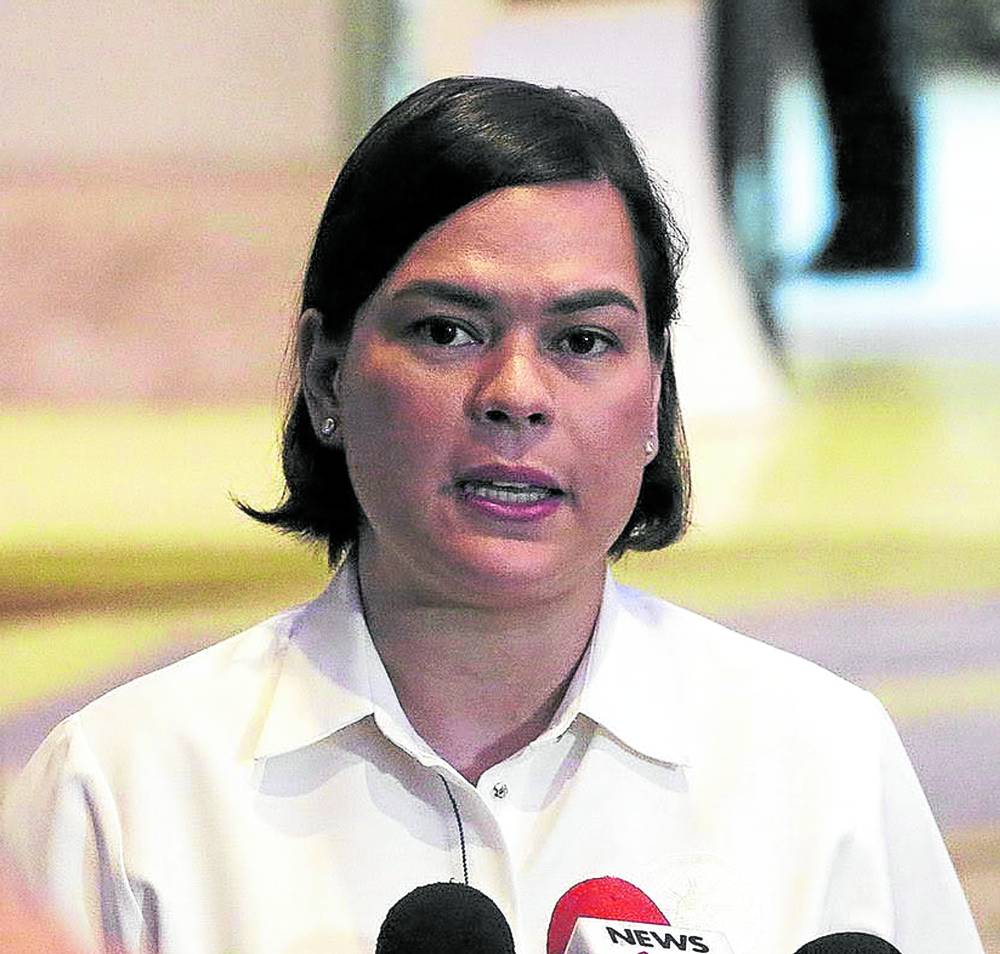 sara duterte on remarls vs govt