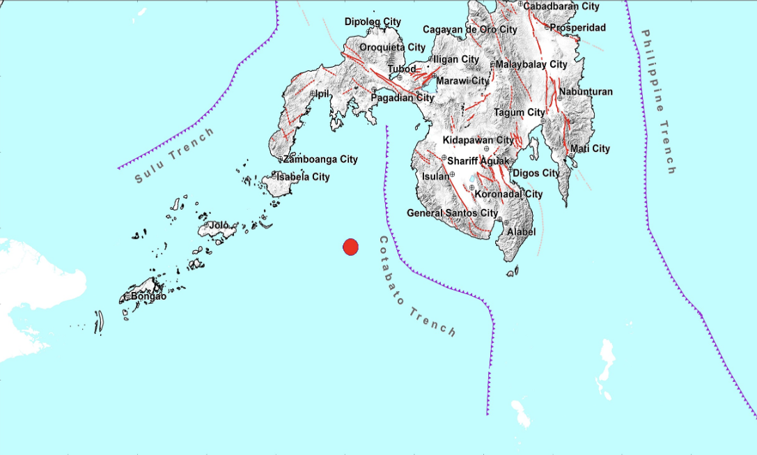 7.1 magnitude earthquake shocks Sultan Kudarat