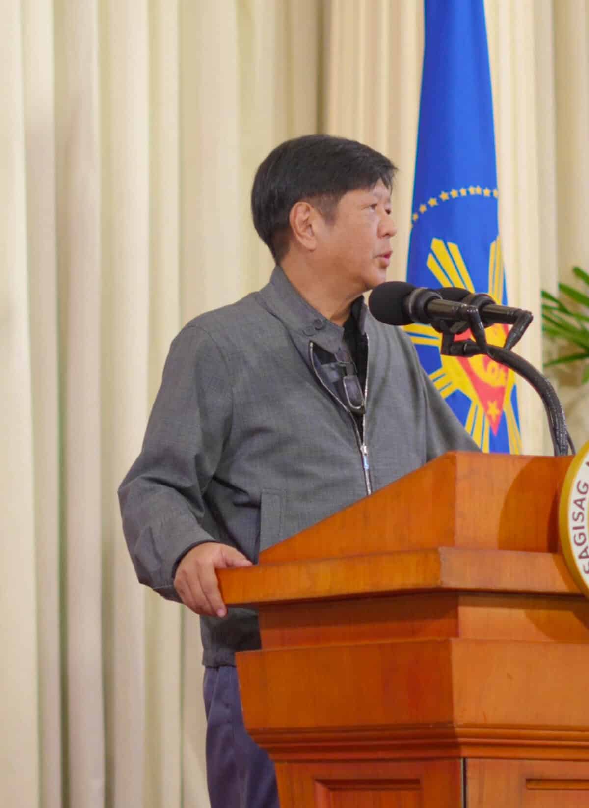 President Ferdinand Marcos Jr. is practicing his speech for his third State of the Nation Address. (Photos courtesy of the Office of the President.)