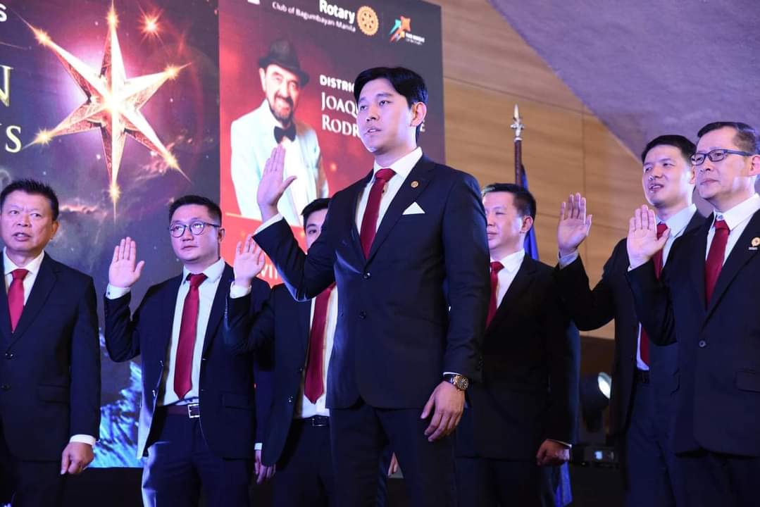Businessman Alvin Chu Teng takes the helm as the 45th President of Rotary Club of Bagumbayan-Manila
