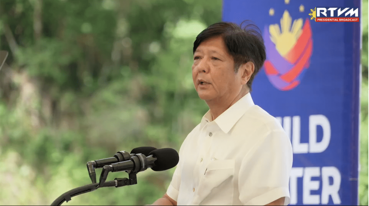 PHOTO: Ferdinand Marcos Jr. STORY: Marcos: Be vigilant vs terror comeback in insurgency-free Misamis Occidental