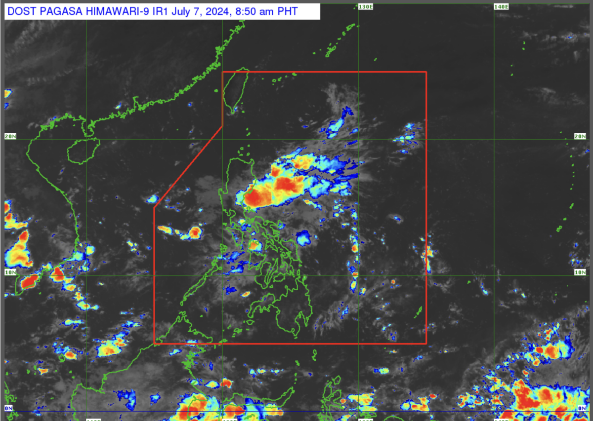 Pagasa predicts rain showers on Sunday (July 7) due to ICTZ, easterlies