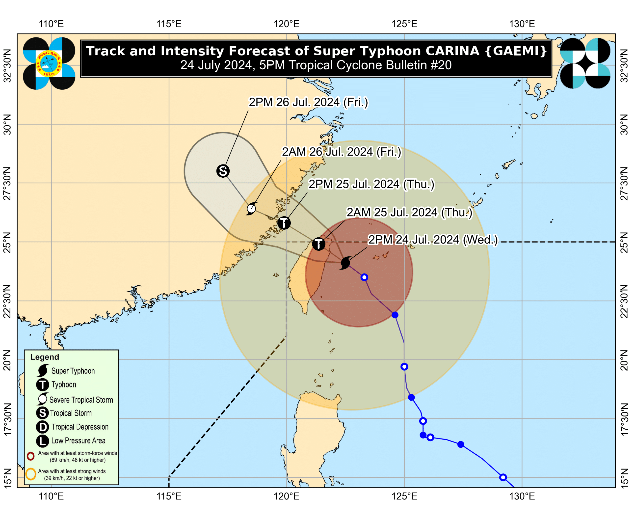 Carina now a super typhoon — Pagasa