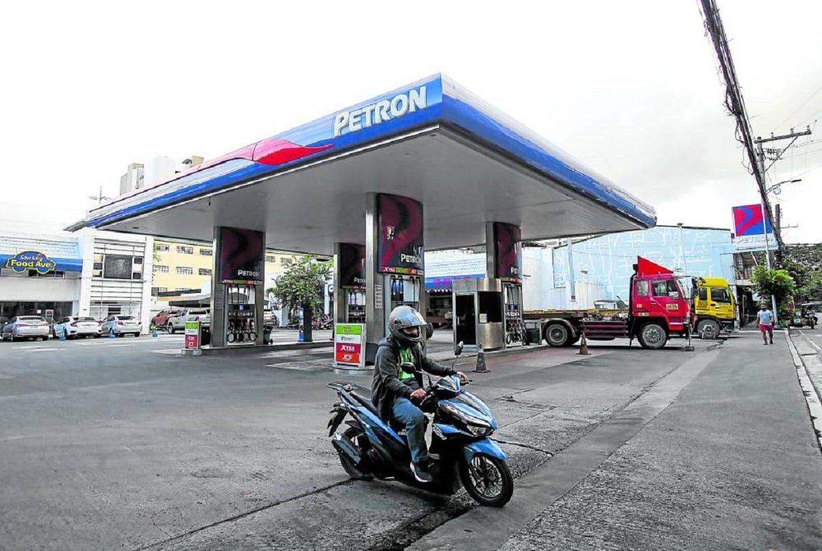 Petron fuel station in Manila.