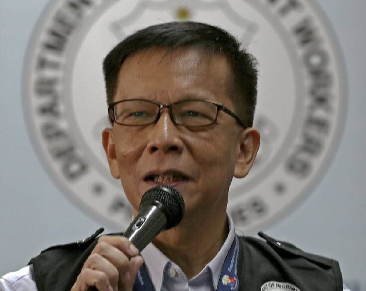 PHOTO: Hans Leo Cacdac STORY: Cacdac gets CA nod as DMW chief