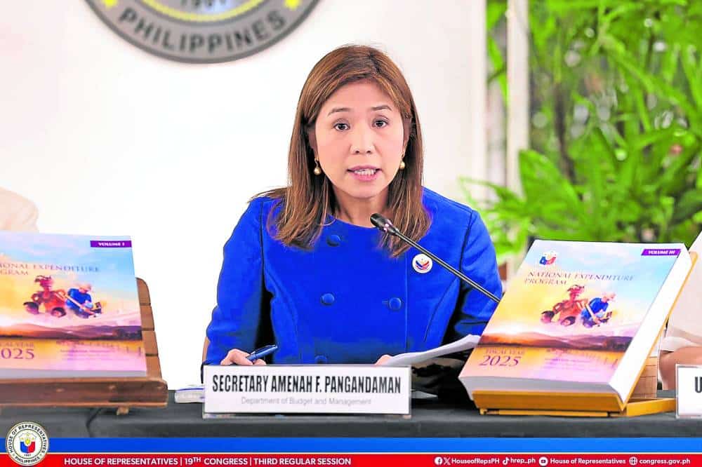 Budget Secretary Amenah Pangandaman