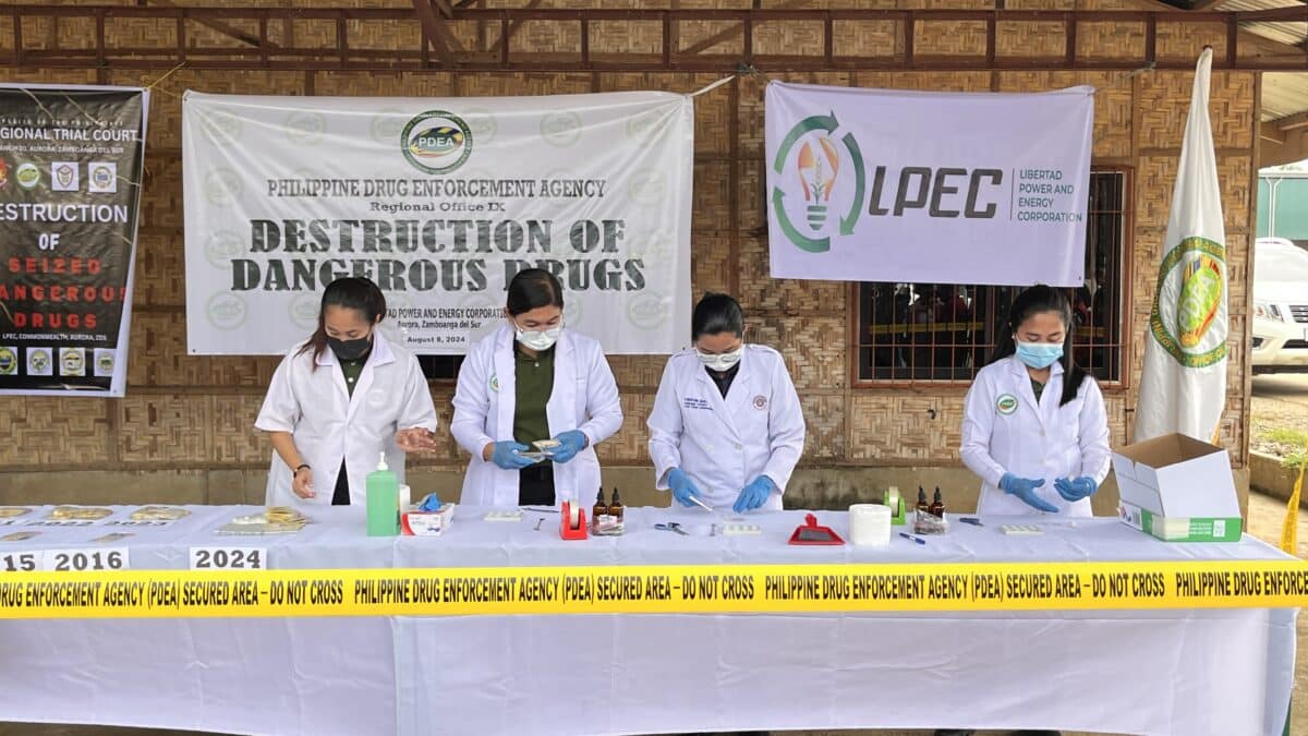 PDEA-9 burns P1.5-M meth in Zamboanga del Sur