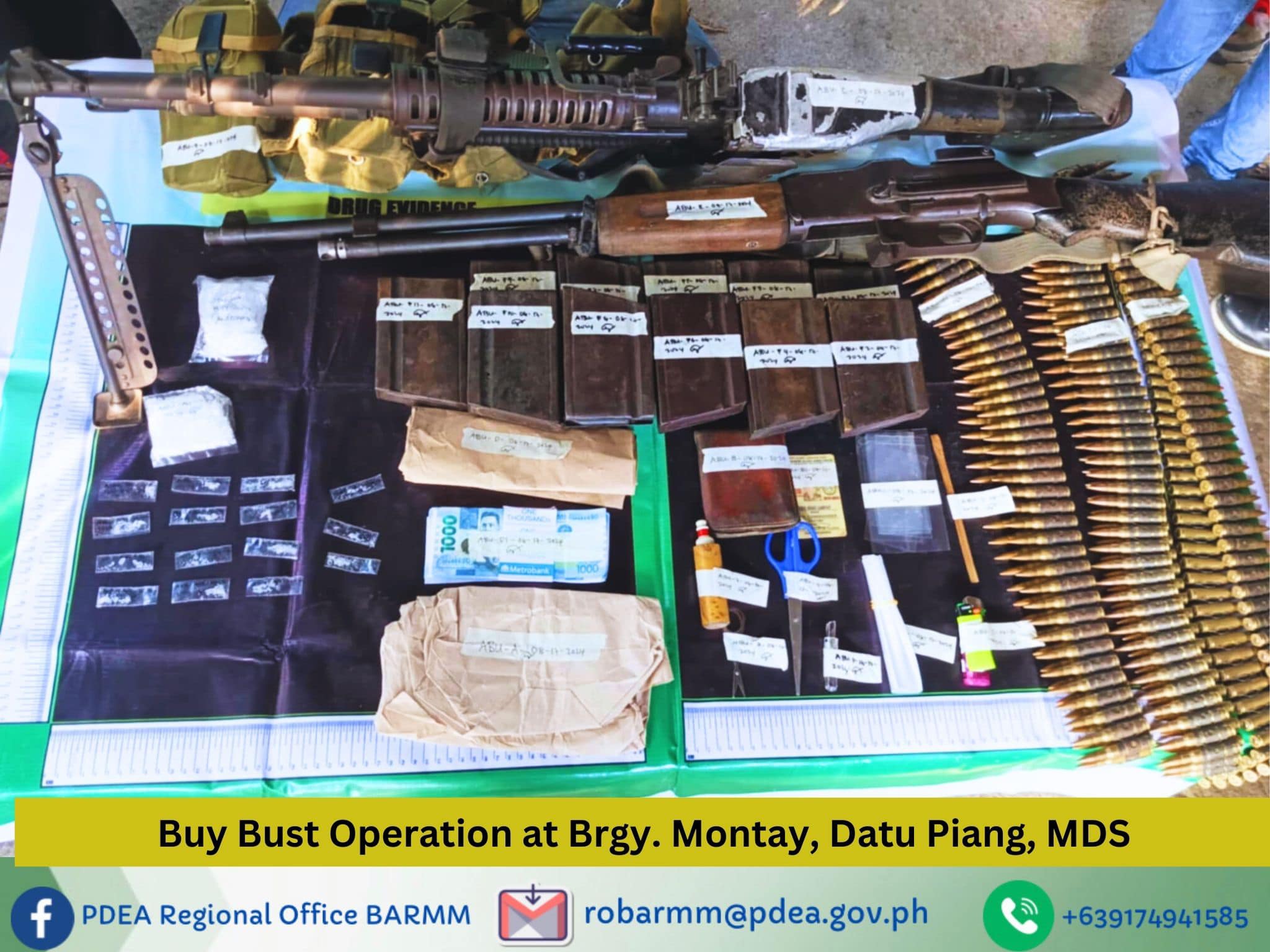 PDEA seizes over P1-M shabu in Maguindanao; 5 arrested