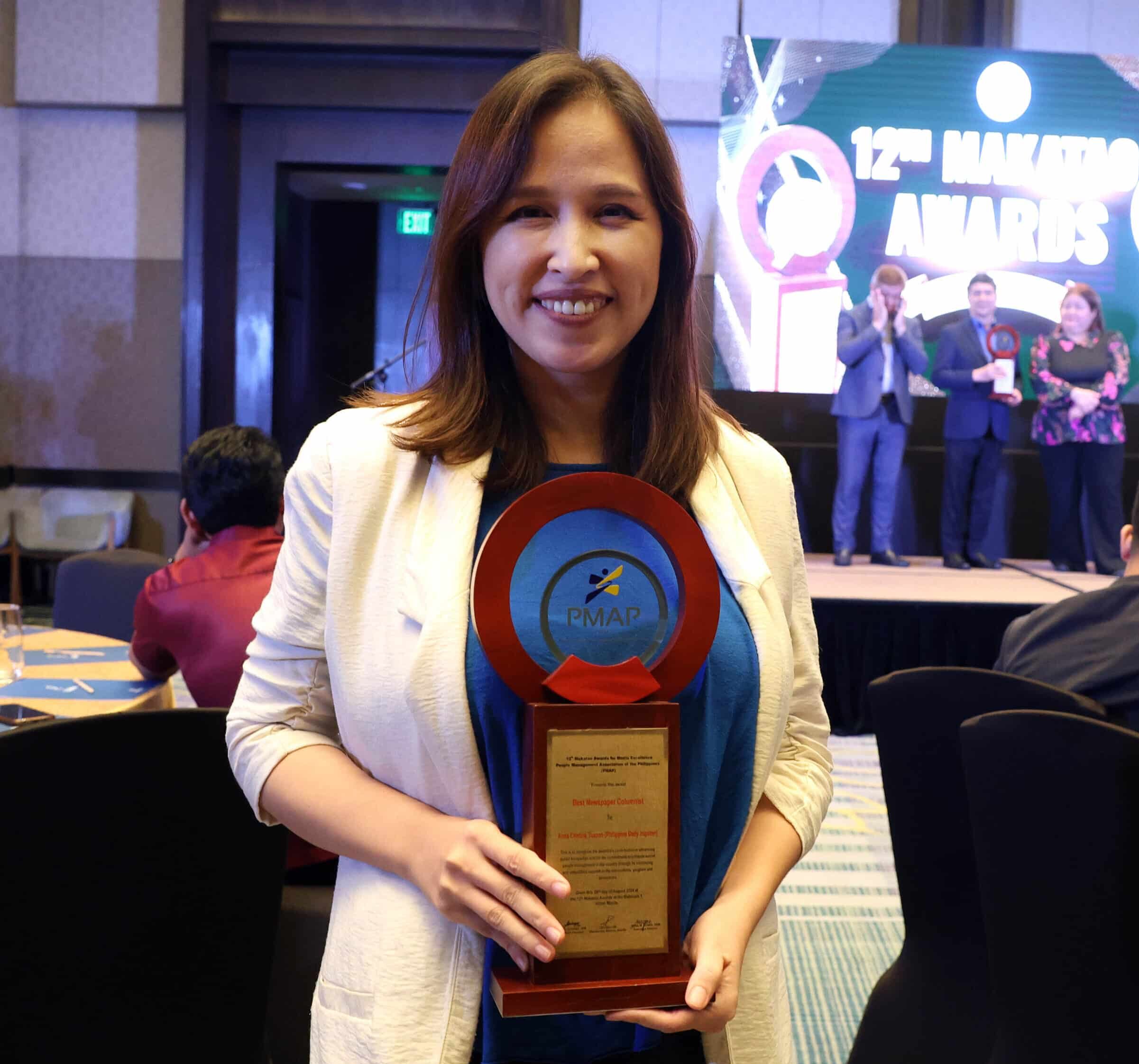 PDI columnist bags PMAP Makatao media award