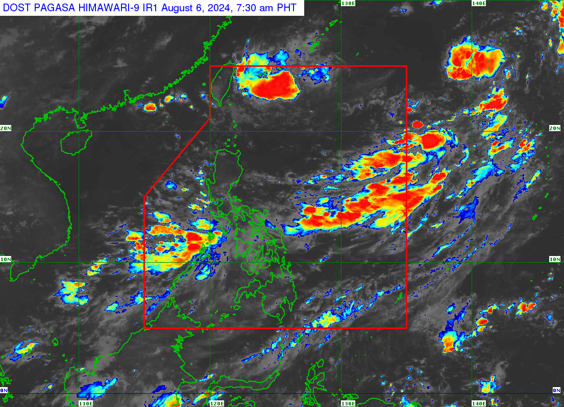 Parts of Luzon, Visayas to see cloudy skies, rain Tuesday, Aug 6