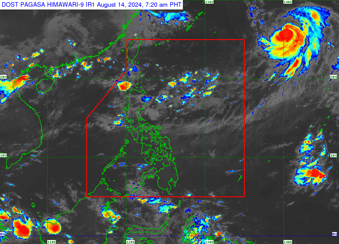 Most of PH to experience fair weather Wednesday, Aug 14