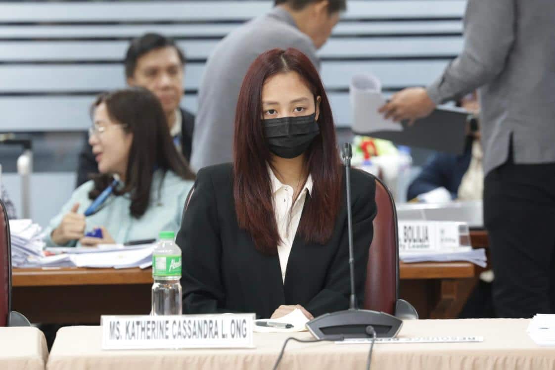 Whirlwind Corporation stakeholder Katherine Cassandra Li Ong, who is being linked to the raided Philippine offshore gaming operator (Pogo) hub in Porac, Pampanga, was brought out for the House of Representatives’ quad-committee hearing on Wednesday.