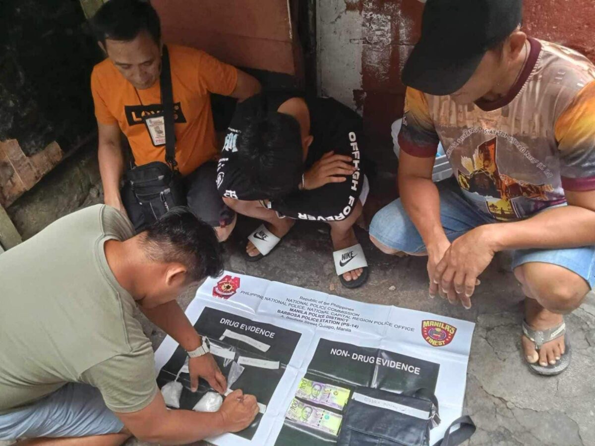 MPD arrests an 11th grader after he was caught carrying over P1 million worth of suspected shabu.