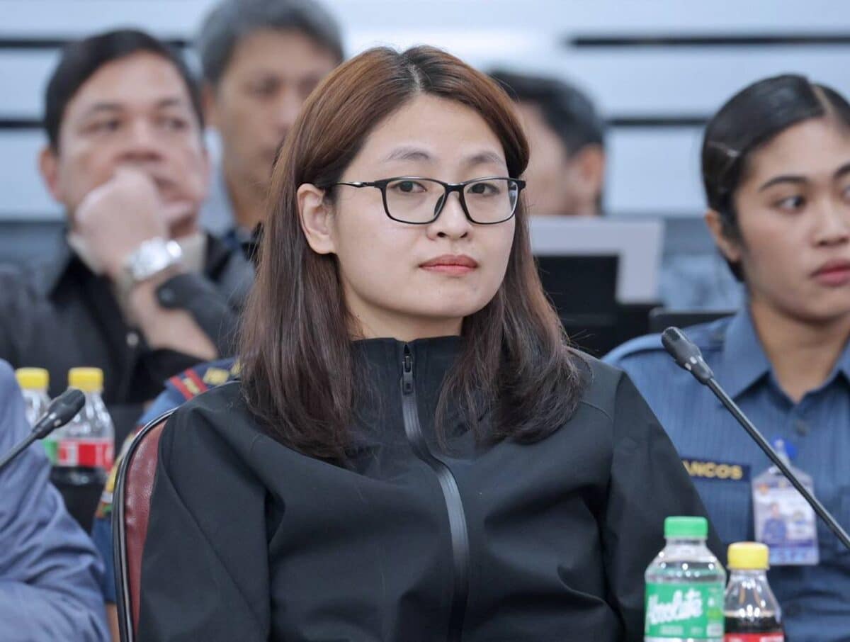 Dismissed Bamban mayor Alice Guo during the House quad panel hearing on Philippine Offshore Gaming Operators  on Thursday, September 19, 2024.