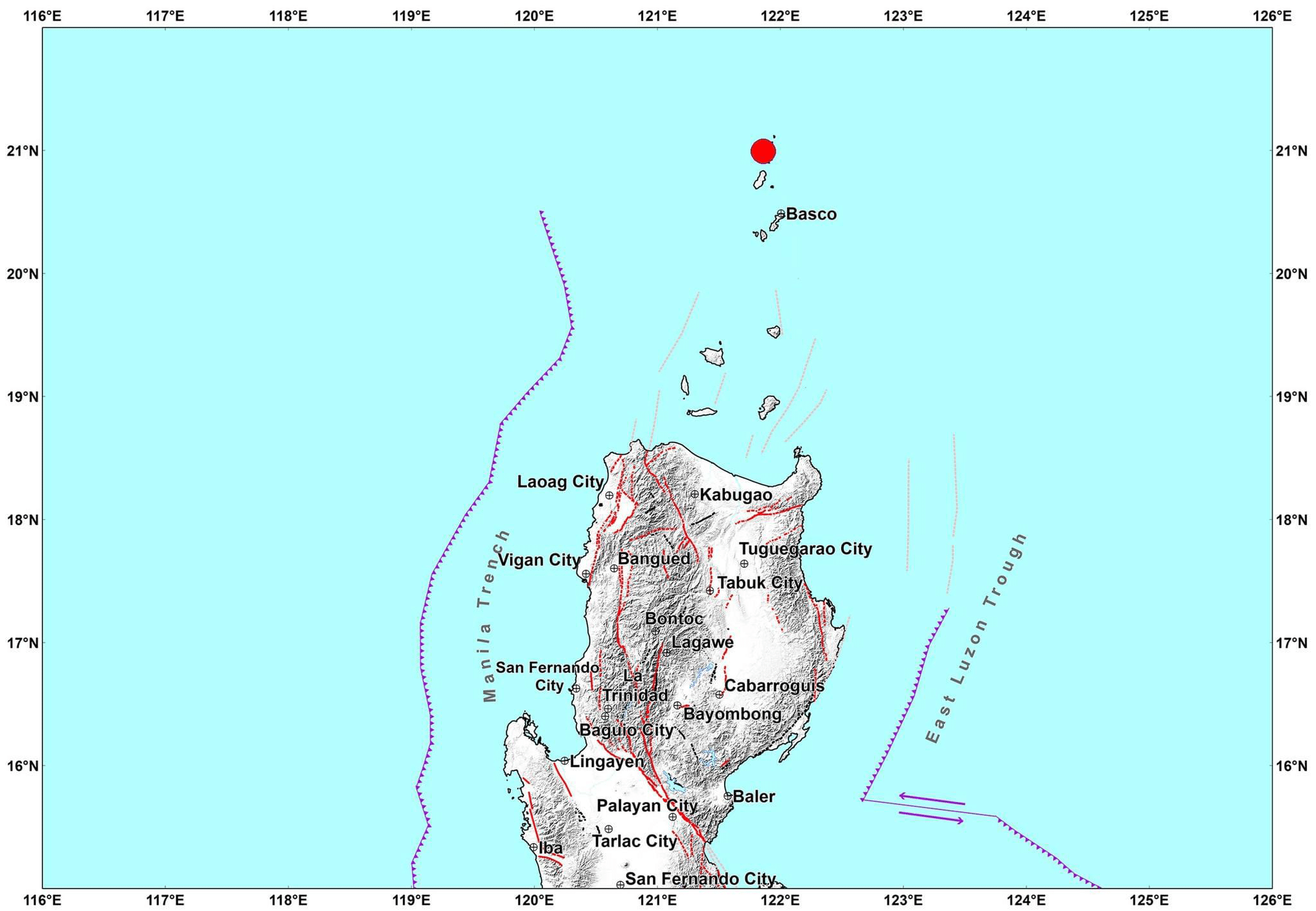 A magnitude 4.3 earthquake struck a Batanes town on Thursday evening, the Philippine Institute of Volcanology and Seismology (Phivolcs) reported.