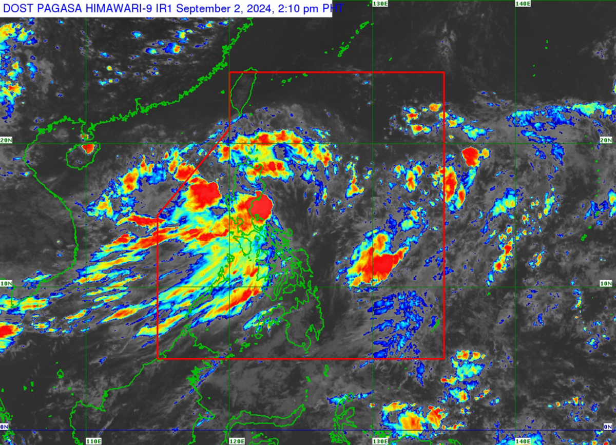 Tropical Storm Enteng Sept 2, 2024, 2 pm