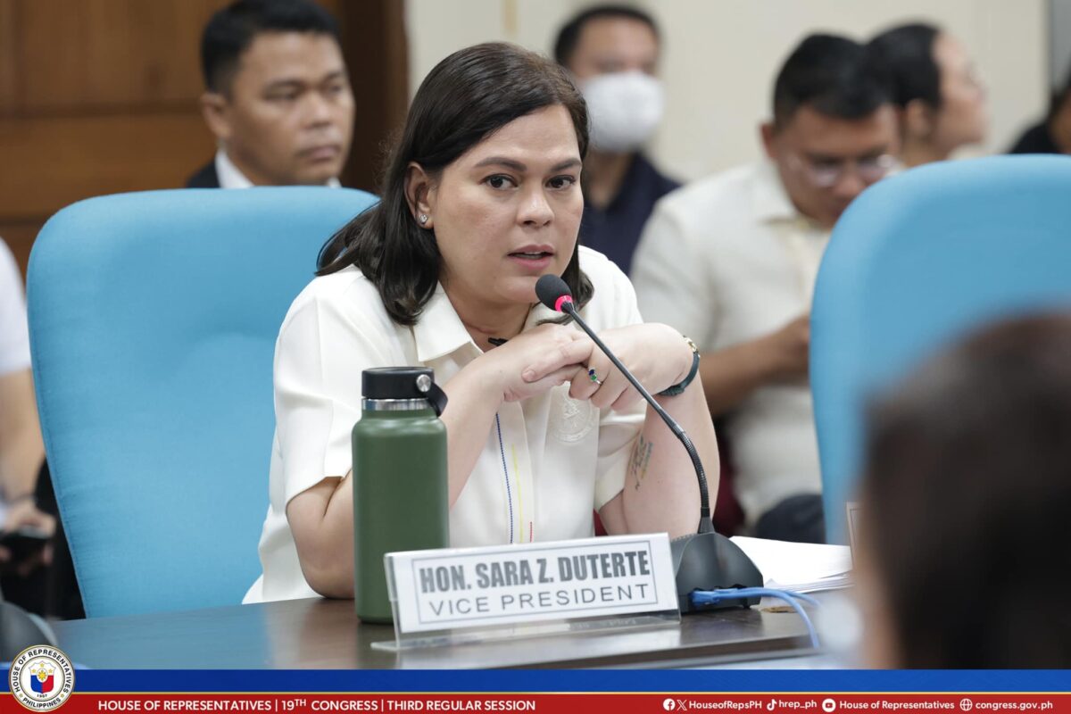 VP Sara Duterte refuses to take oath at House hearing