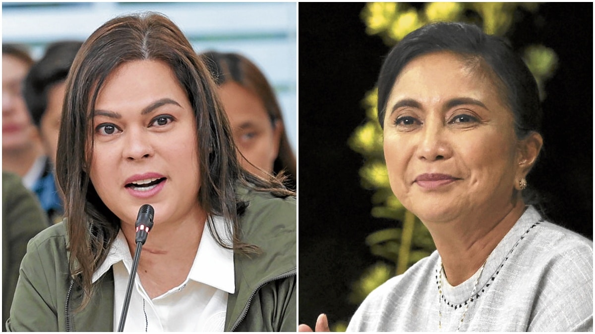 Sara Duterte and Leni Robredo