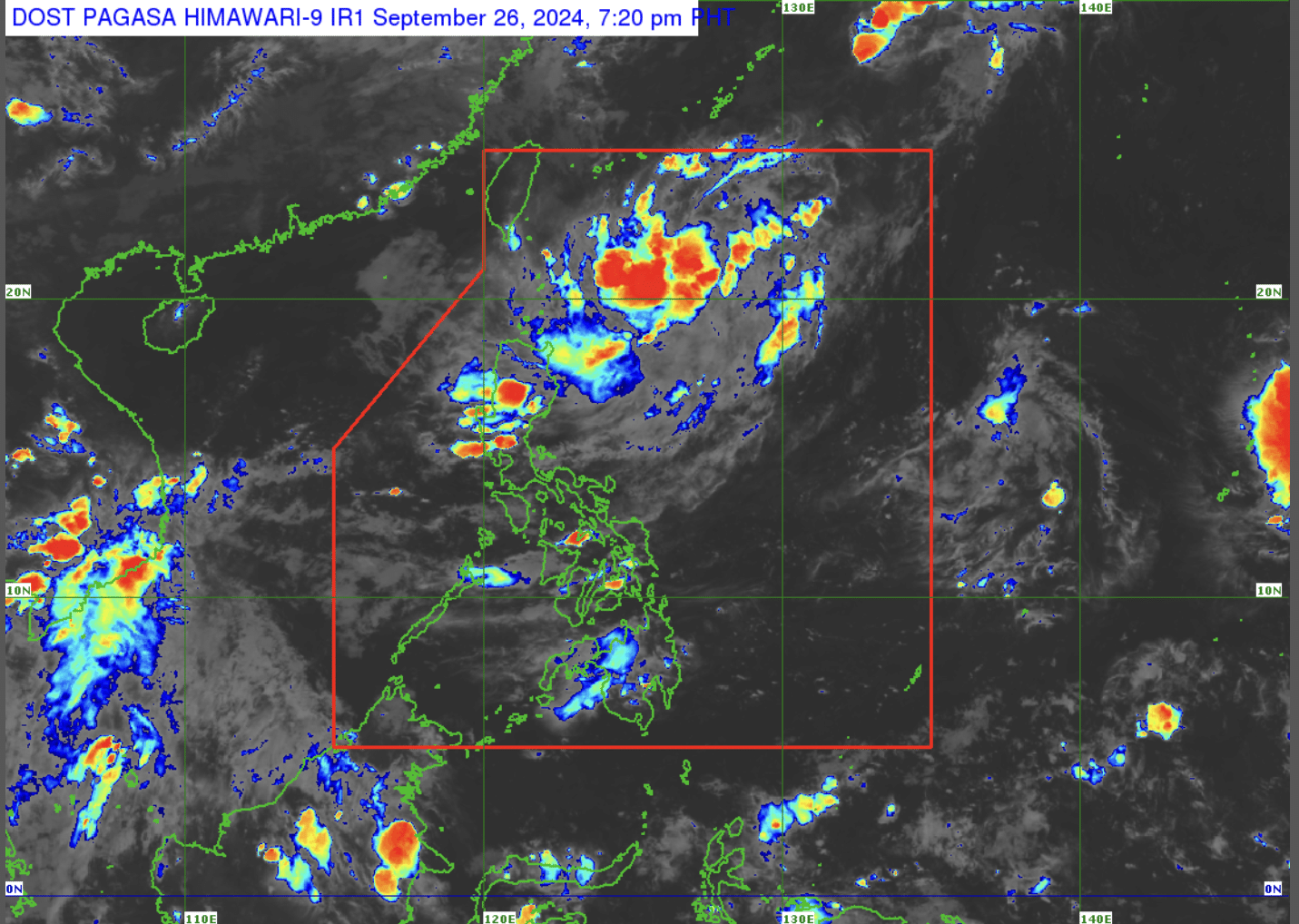 The low-pressure area (LPA) inside the Philippine area of Responsibility (PAR) has a “medium” chance of developing into a tropical cyclone in the next few days, according to the state weather bureau. 