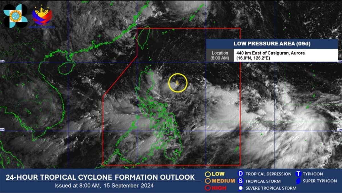 (Satellite photo from Pagasa)