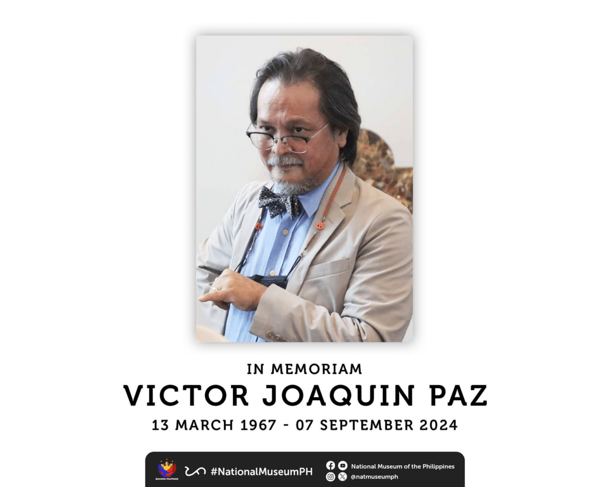 Filipino archaeologist Victor Joqauin Paz