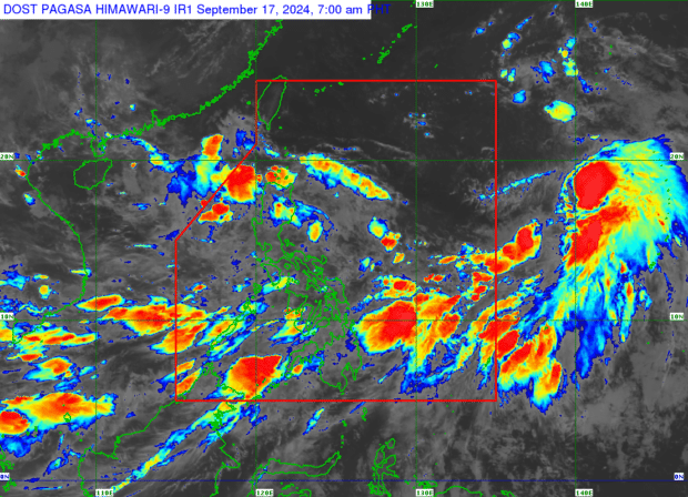 The Philippine Atmospheric, Geophysical and Astronomical Services Administration says Tropical Depression Gener was last seen on Tuesday morning in the vicinity of Alicia, Isabela packing maximum sustained winds of 55 kilometers per hour (kph), and gustiness of up to 70 kph. (Photo courtesy of Pagasa)  