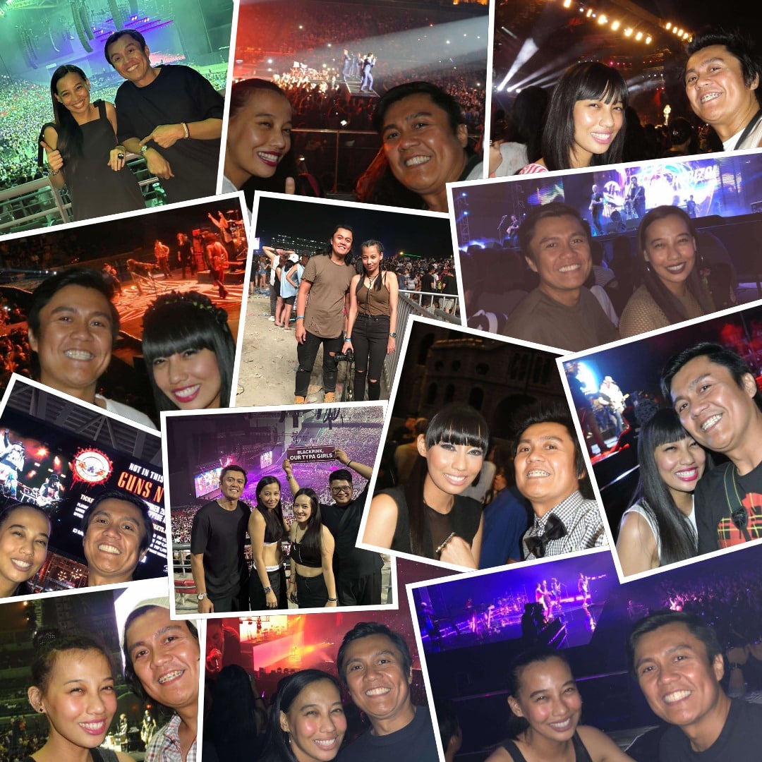 Sherrie and Dodie have attended various concerts together since 2008. Photos courtesy of Sherrieann Bangit.