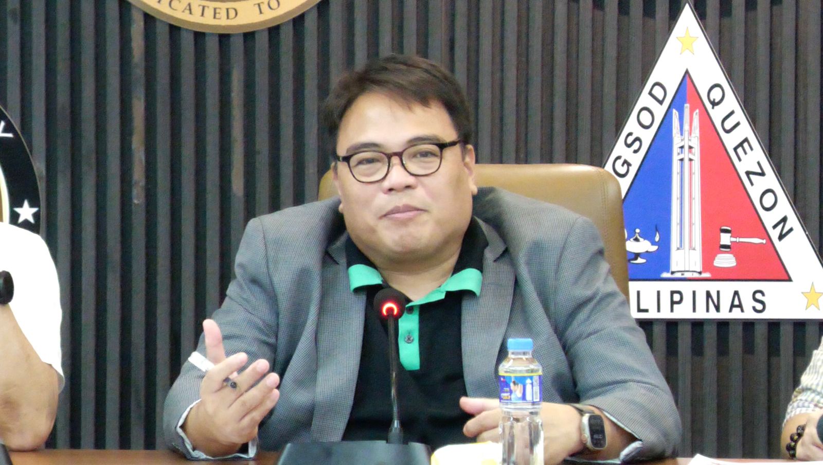 Metropolitan Manila Development Authority Chairman Don Artes holds a press conference on Friday, October 18, 2024.