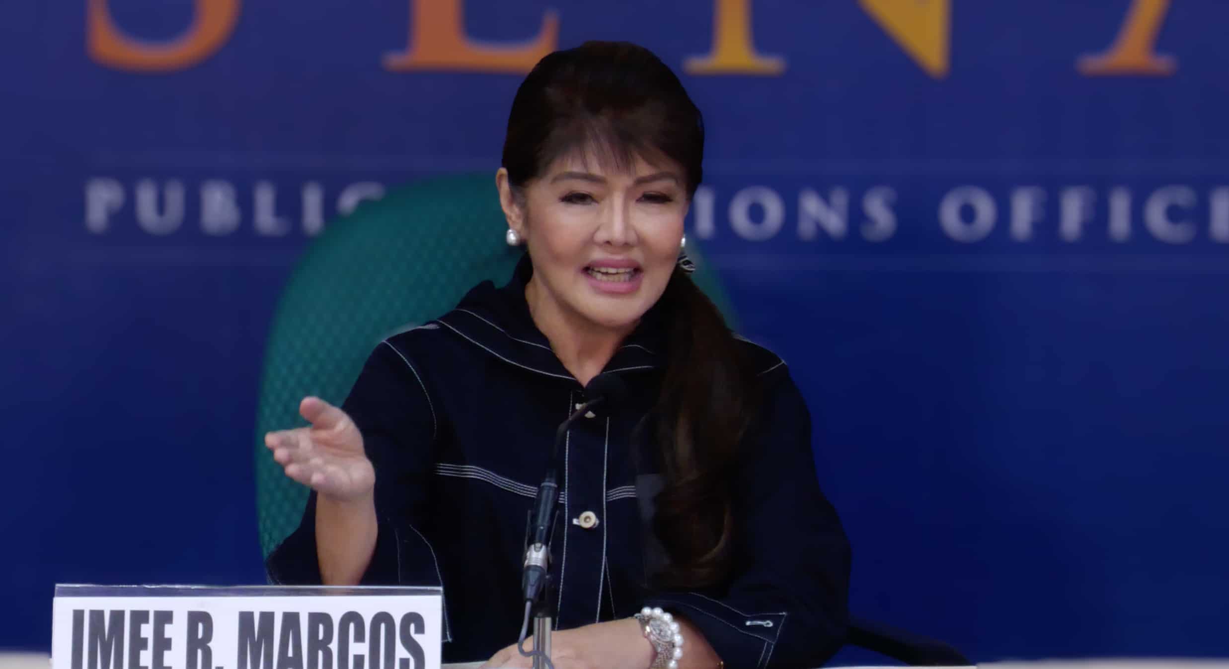 Imee Marcos chce usprawnień w rozmowach budżetowych w trybie dwukamowym