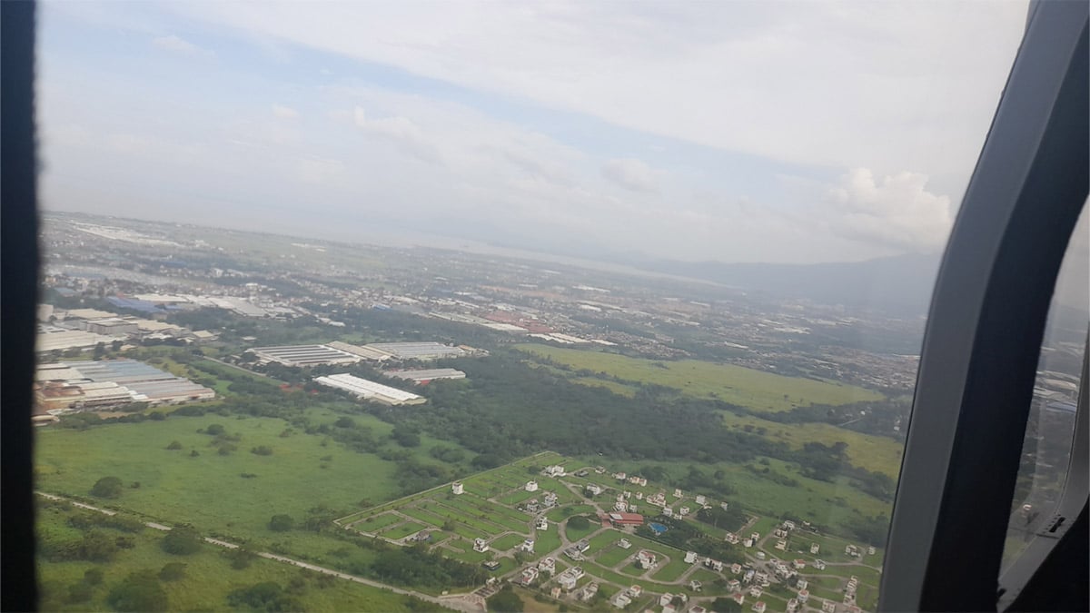 LOOK: Marcos conducts aerial inspection of Kristine-hit areas