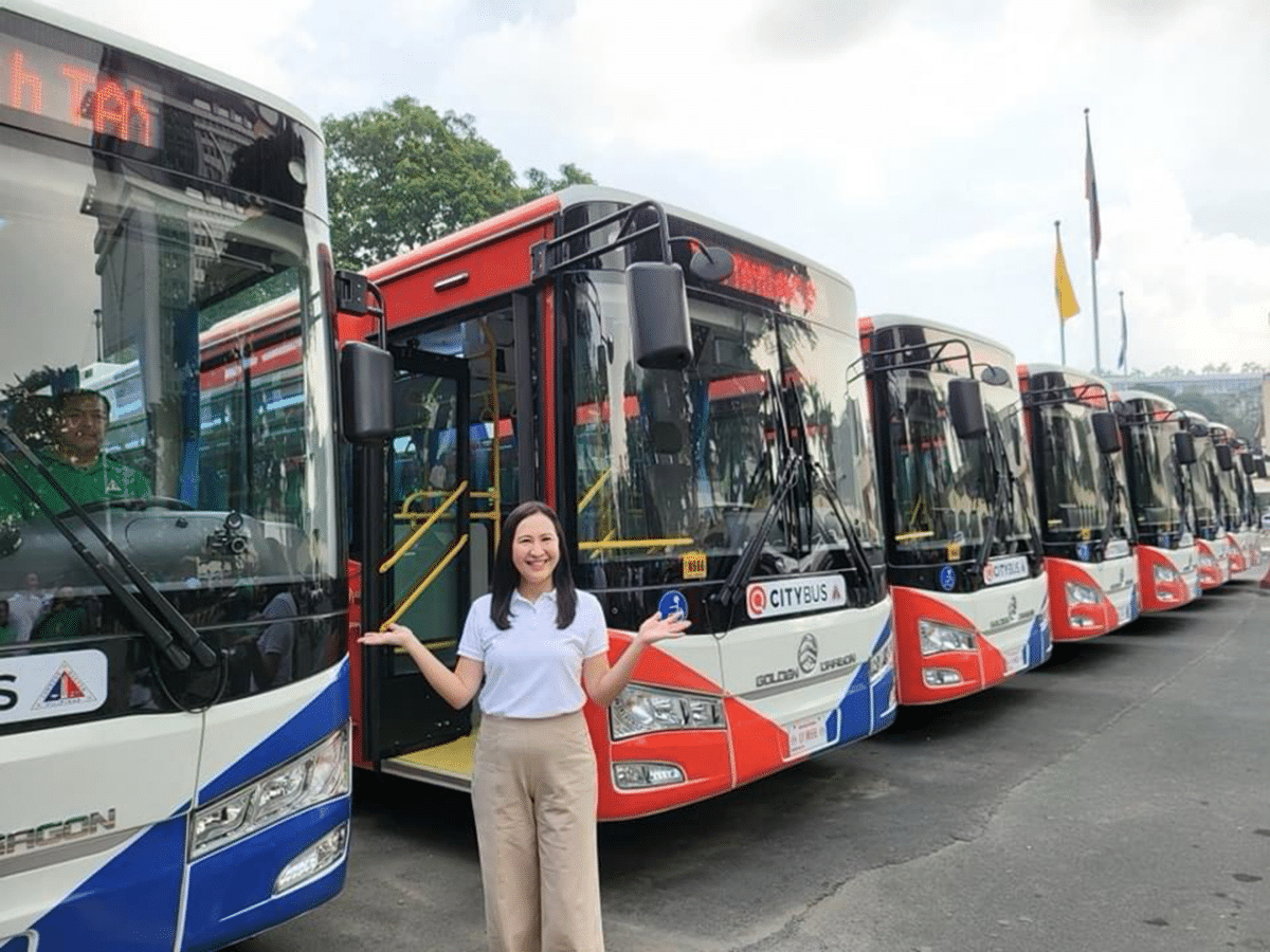 QC acquires electric buses for its free transportation services-Belmonte