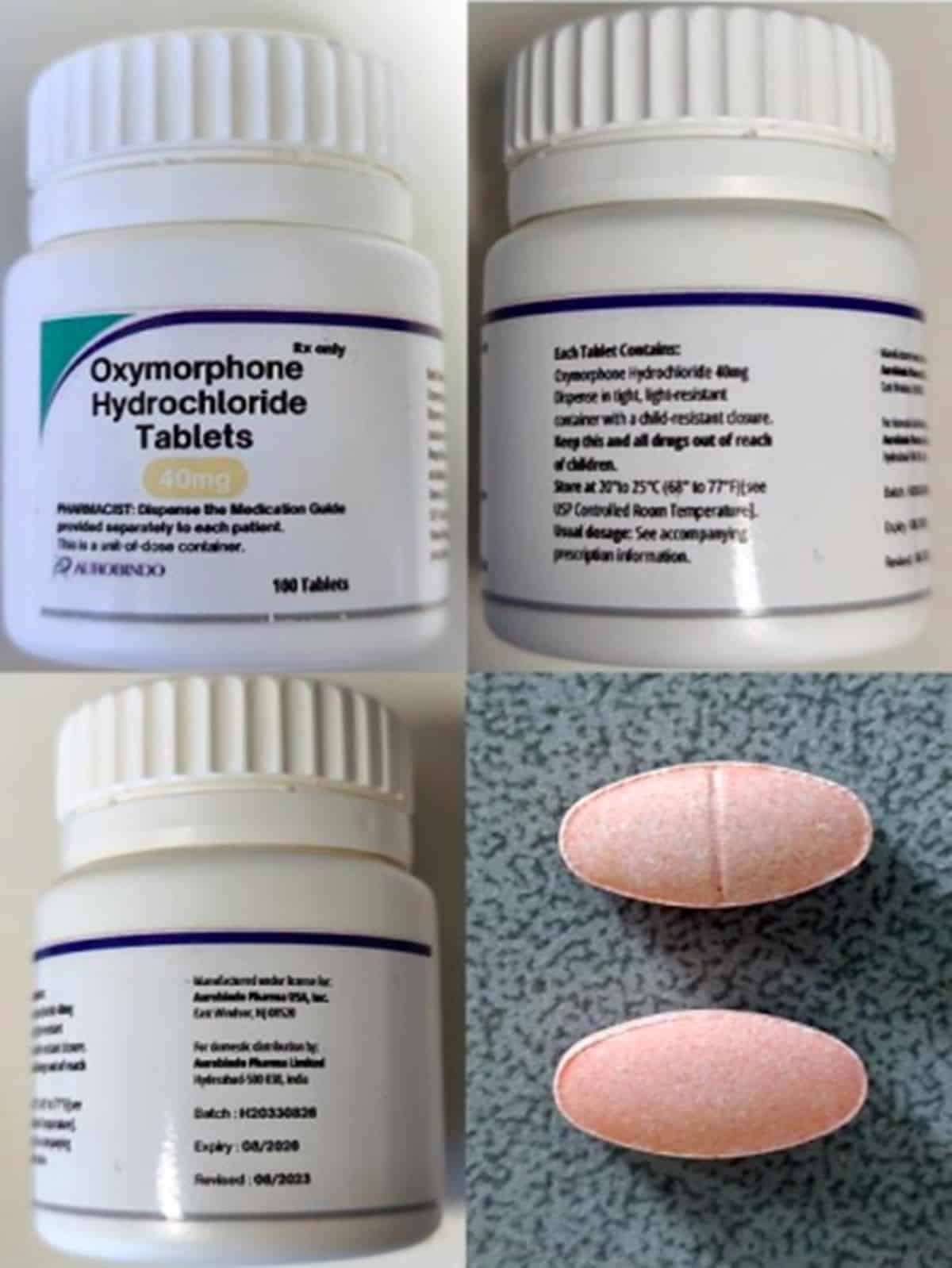 FAKE AND DEADLY The public has been warned to watch outfor fake Oxymorphone Hydrochloride 40 mg tablets which contain a drug that can cause death.