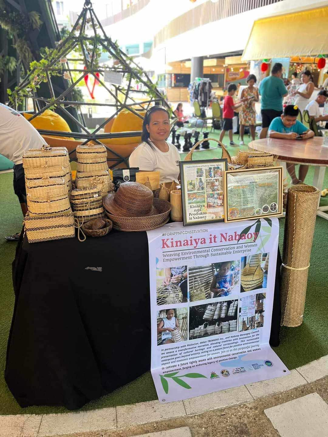 LOCAL STAKES Nabaoy women weavers create handicrafts that are then sold at Station X on Boracay Island.