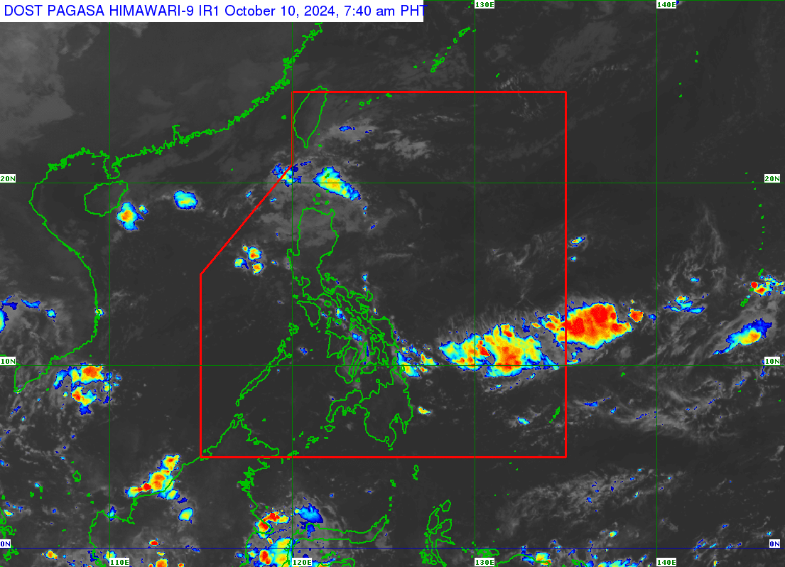 Pagasa: Berawan, kemungkinan akan hujan di sebagian besar wilayah PH, 10 Oktober