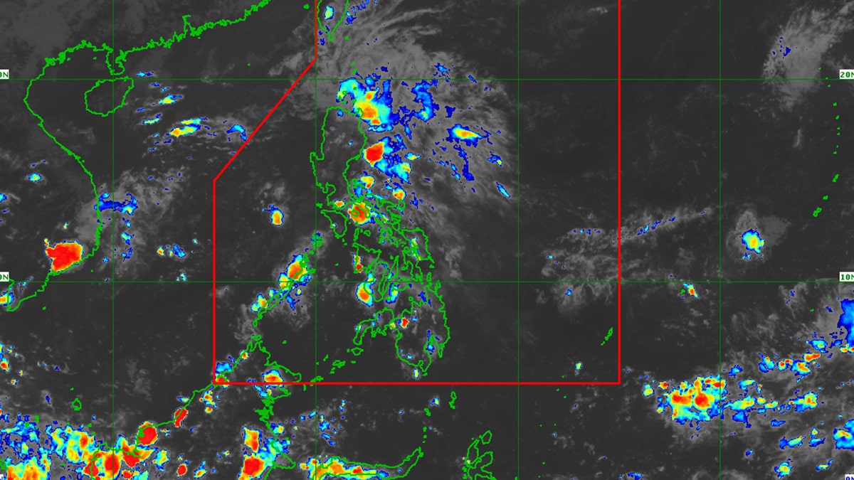 Falha geológica, leste, as chuvas continuarão em Luzon