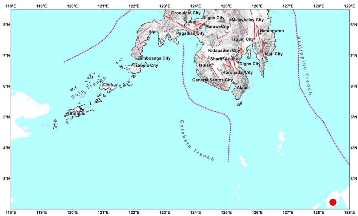 Magnitude 4.4 earthquake strikes Davao Occidental town