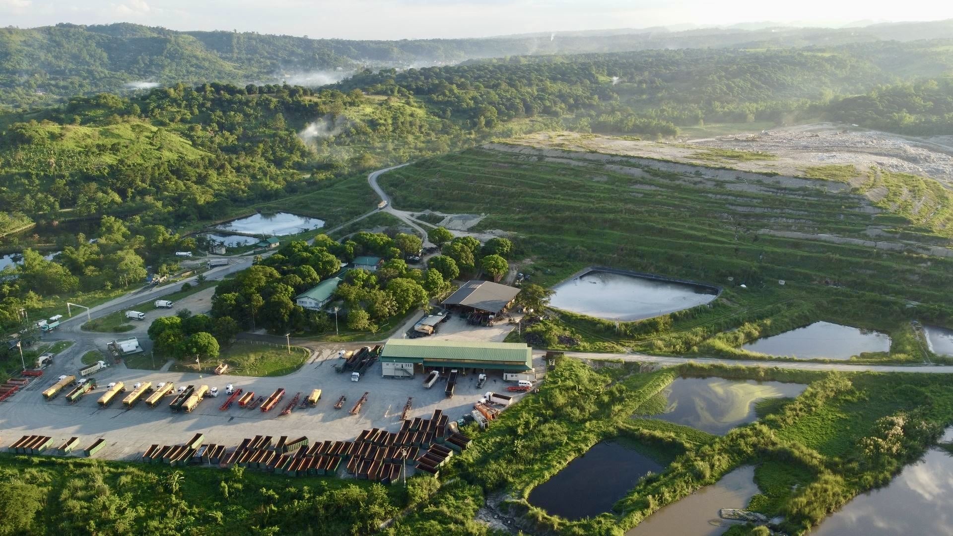 REPRIEVE The Oct. 6 closure of the 100-hectare Kalangitan sanitary landfill of Metro Clark Waste Management Corp. in Capas, Tarlac, shown in this undated photo, has been halted due to theextended temporary restraining order issued by a local court.