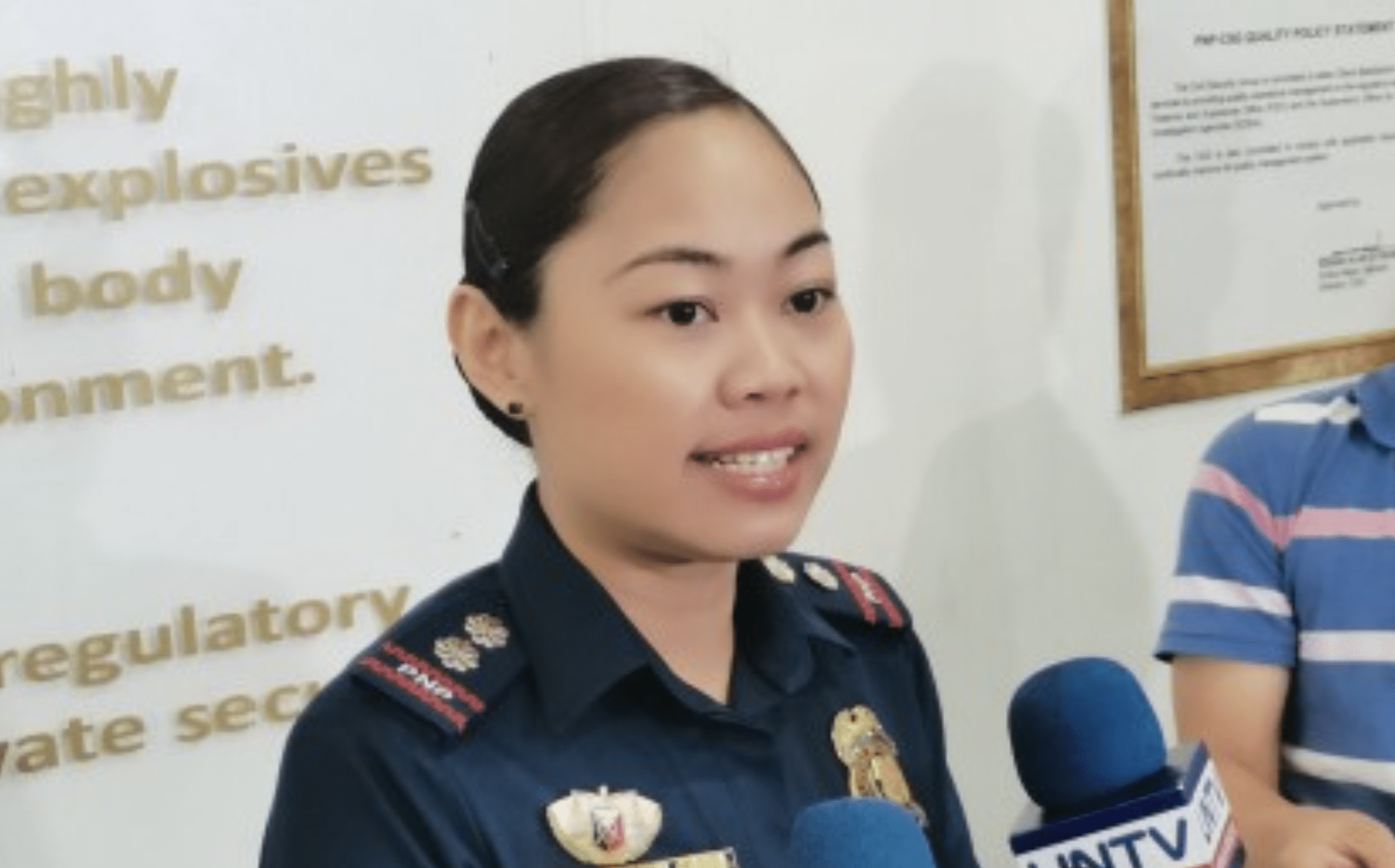 Philippine National Police (PNP) Civil Security Group (CSG) spokesperson Lt. Col. Eudisan Gultiano (PNA photo by Lloyd Caliwan) NLEX road chase